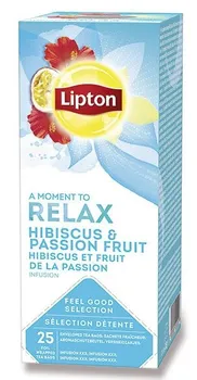 Čaj Lipton Relax ibišek a maracuja 25x 1,6 g