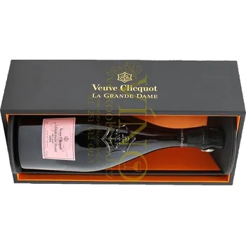 Akce ihned champagne Veuve Clicquot Ponsardin La Grande Dame Rosé 2006 šampaňské 0,75 l Coffret Reveal v dárkovém boxu (karton)