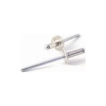 Spojovací materiál Trhací nýt hliník - ocel 4,8x25 mm velká hlava 16 mm (Trhací nýt DIN 7337)