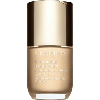Přípravek na tvář Clarins Everlasting Youth Fluid Foundation rozjasňující make-up SPF 15 odstín 100.5 Cream 30 ml