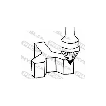 Fréza Technická fréza tvrdokovová, záhlubník 60°, FREZA, J1210x06