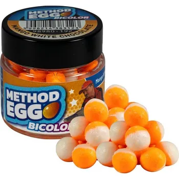 Návnadová surovina Recenze Benzar Mix Bicolor Method Egg 6-8 mm 30 ml Krill/Belachan