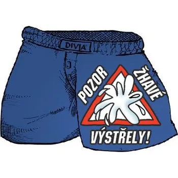 Žertovný předmět Trenýrky - Pozor žhavé výstřely Velikost: XXL