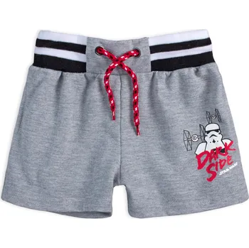 Chlapecké kraťasy Chlapecké šortky STAR WARS DARK SIDE šedé Velikost: 104