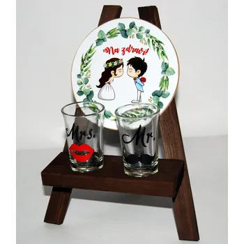 Žertovný předmět Ptákoviny CB Svatební stojan pro novomanžele