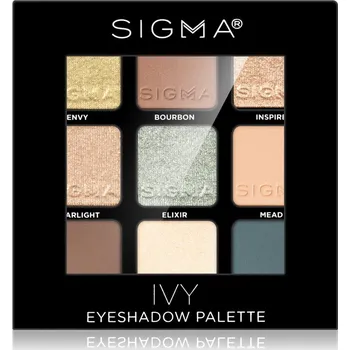 Paletka dekorativní kosmetiky Sigma Beauty Eyeshadow Palette Ivy paleta očních stínů 9 g
