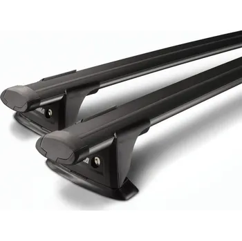 Příčník na automobil Příčníky Yakima Volkswagen Sharan II 2010-2023 s podélníky, ThruBar black (S17 černé + K328, ThruBar 135 cm)