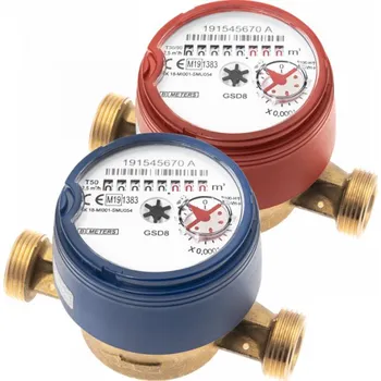 B METERS GSD8-I vodoměr suchoběžný 1/2" SV30°C Qn1,5 antimagnetický 150250