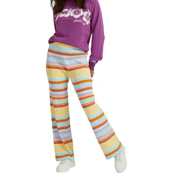 Dámské kalhoty kalhoty Roxy Playa Hermosa - YZL6/Stripe Limonata M