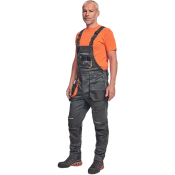 montérky Montérky pracovní s laclem EMERTON PLUS antracitové C 03020408A2058 vel. 58