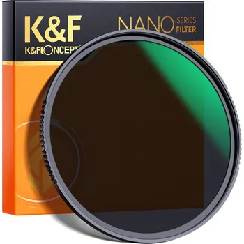 Neutrální šedý filtr K&F Concept NANO-X MRC ND8 slim 52mm (kvalitní plný ND filtr)