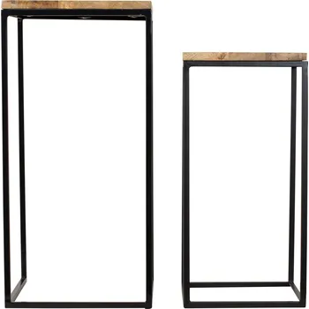 Konferenční stolek Sada 2ks stolků "MANGO/METAL" 30x30x61cm