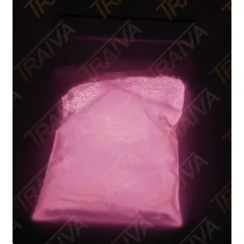 Noční světlo Fotoluminiscenční pigment červený FTL 440 do vodou ředitelných barev,150g