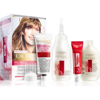 Barva na vlasy L’Oréal Paris Excellence Creme barva na vlasy odstín 7.1 1 ks