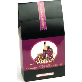 Příslušenství pro gril Charcoal Companion Dřevěné lupínky k zauzování v grilu - Merlot