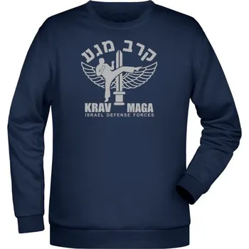 Pánská mikina Mikina IDF Krav Maga - námořní modrá
