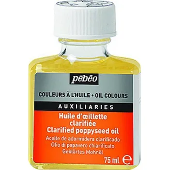 Rostlinný olej Pébéo Čirý olej z makových zrníček 75ml