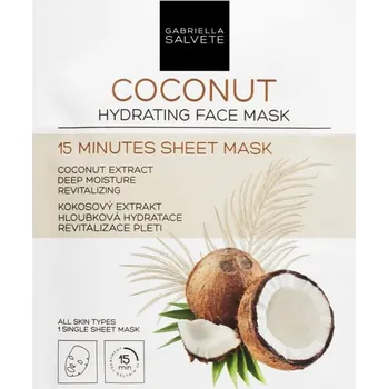 Pleťová maska Gabriella Salvete Face Mask Coconut hydratační plátýnková maska 1 ks