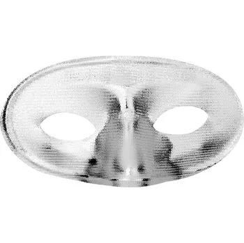 Karnevalový doplněk Škraboška zlatá nebo stříbrná Barva: stříbrná