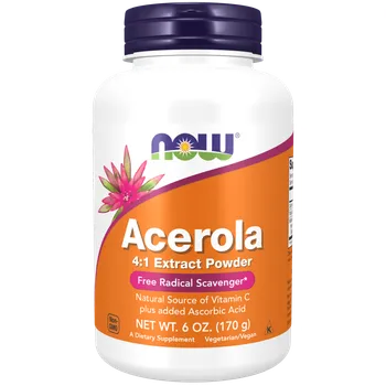 NOW Foods - Acerola, 4:1 Extract, prášek, 170 g