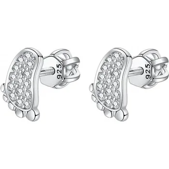 Náušnice Olivie Stříbrné náušnice na šroubek MALÉ NOŽIČKY 5761 Ag 925; ≤0,8 g.
