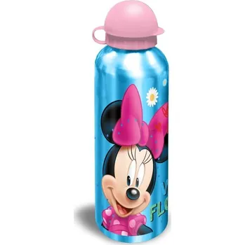 Láhev EUROSWAN ALU láhev Minnie modrá Hliník, Plast, 500 ml