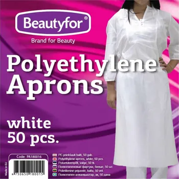 Jednorázový oděv Beautyfor Jednorázové zástěry Beautyfor, 50ks