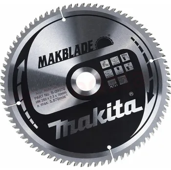 Pilový kotouč Makita pílový kotúč 260mm, 80z B-32845