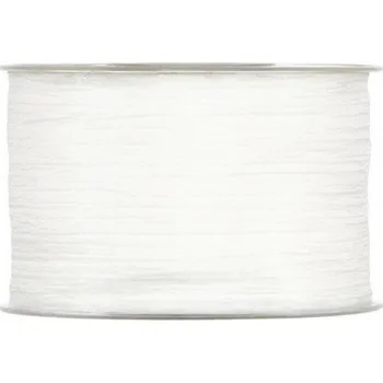 Stuha Stuha hedvábná bride 100mm/1m - bílá