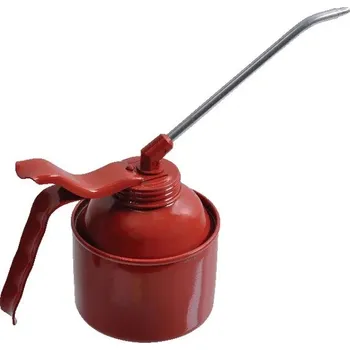 Provozní kapalina Kovová olejnička s hliníkovou tryskou 350ml Pressol (KP-05114) (Kovová dílenská olejnice 350 ml Pressol s pevnou hliníkovou 135 mm tryskou pro přesné dávkování oleje po kapkách. Šikmé připojení stříkací trubice umožňuje mazání na těžko přístupném místě.)