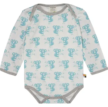 Dětské body s dlouhým rukávem Koala modrá loud + proud Velikost: 62/68