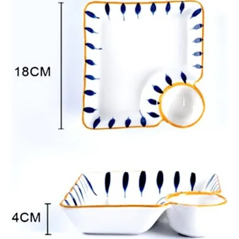 Servírovací talíř na sushi, čínské dim sum knedlíčky