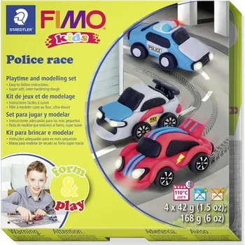 Modelovací hmota FIMO Staedtler Sada Fimo kids Form & Play POLICEJNÍ AUTO