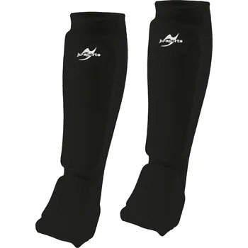 Chránič nohou JU-SPORTS Elastický chránič holení a nártů pro bojové sporty Barva: Černá, Velikost: XL