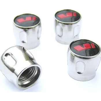 Tuning Škoda Auto Ozdobné kryty ventilků Škoda s logem RS, originál 000071215G