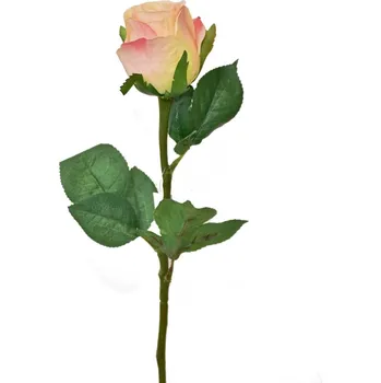 umělá květina Umělá růže 52 cm, růžová (124133 055 EV146 růže růžová)