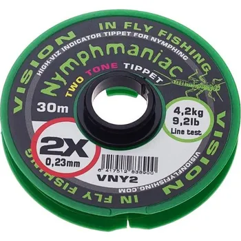 Vision Nymphmaniac Two Tone Tippet 0.13mm