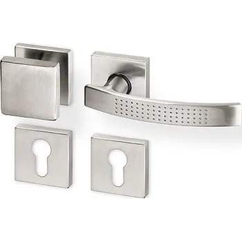 Dveřní kování Dveřní kování FUTURA R HR Slidebloc nikl PK kl.+koule (Dveřní rozetové kování FUTURA R HR Slidebloc nikl PK kl.+koule, vhodná pro interiér.)