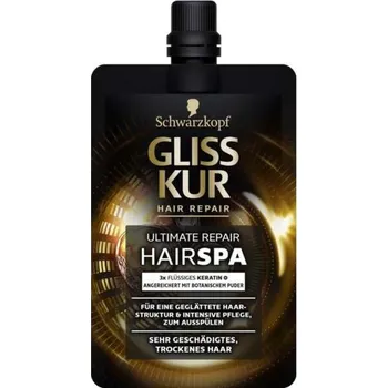 Vlasová regenerace Recenze Schwarzkopf Gliss Hair Spa Ultimate Repair týdenní kúra 50 ml