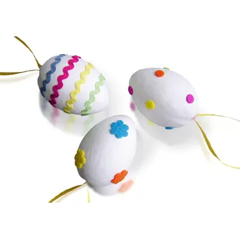 Velikonoční dekorace BD-Tova Zdobená velikonoční vajíčka - 3 ks