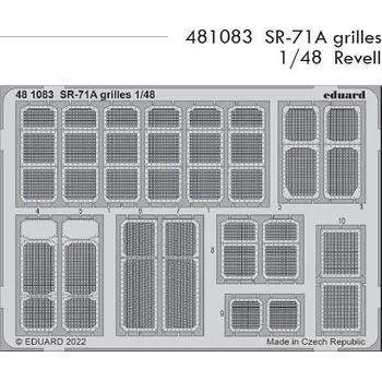 Plastikový model Eduard 1/48 SR-71A grilles (REVELL)