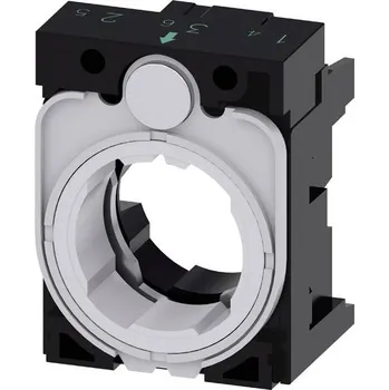 Siemens 3SU1500-0AA10-0AA0 3SU15000AA100AA0 držák 3násobné provedení (š x v) 30 mm x 40 mm šedá, černá 1 ks