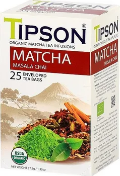 čaj Tipson Tea Matcha Masala Chai 25x 1,5 g
