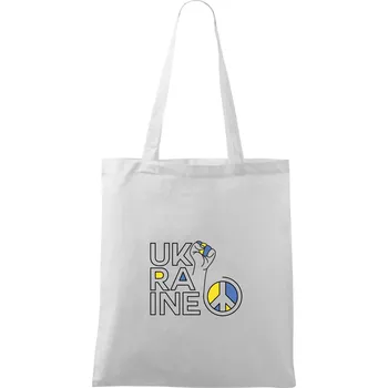 Ukraine - symbol peace - Taška bavlněná - 42 x 38 cm ( Bílá )