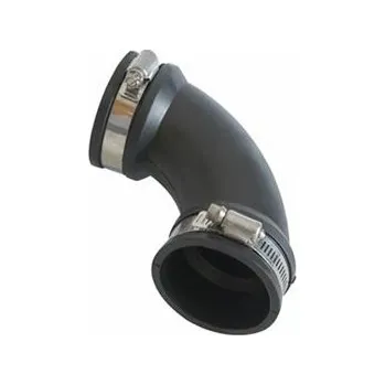 Kanalizační potrubí EPDM flexibilní koleno 63mm, flexibilní tvarovky