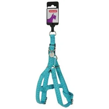Postroj pro psa Postroj pes MAC LEATHER tyrkysová 25mm Zolux