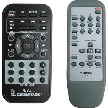 Dálkový ovladač THOMSON CS96 - dálkový ovladač duplikát
