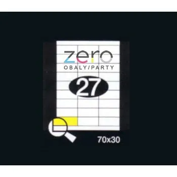 Etiketovací kleště Etikety laserové SMART 70 x 30 mm (2700 etiket) - bílé