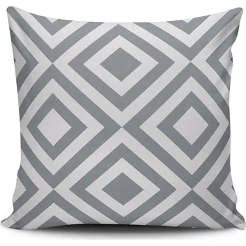 Dekorativní polštářek ASIR Dekorační polštářek ŠEDÝ VZOR bavlna/polyester 43 cm