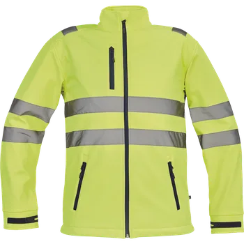 Dílna Cerva MURCIA HV Pánská softshellová bunda žlutá 3XL 0301059170006